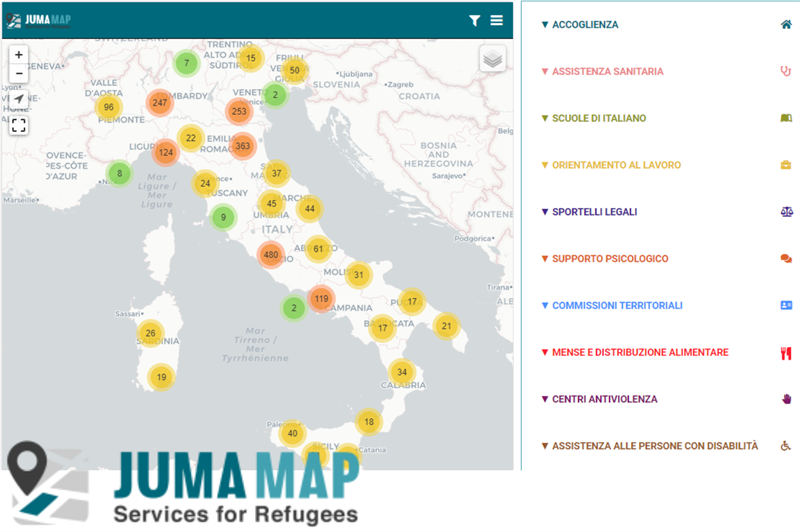 JUMAMAP: LA MAPPA DEI SERVIZI...